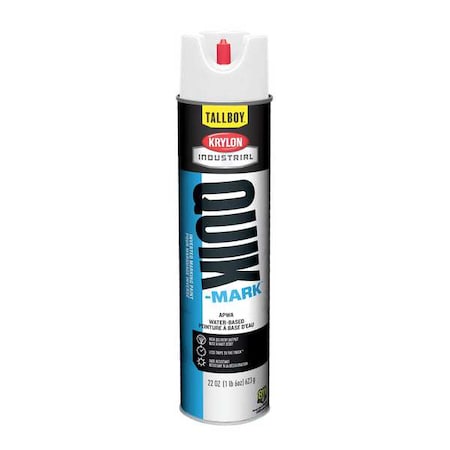 Inverted Marking Paint, 22 oz., Brilliant White, Water -Based MPN:T03901004