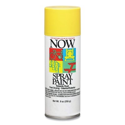 Now Spray Paint Gloss Sunshine Yellow 9 Oz MPN:I21206007