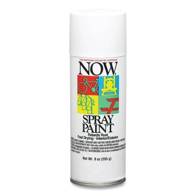 Now Spray Paint Flat White 9 OZ. MPN:I21215007