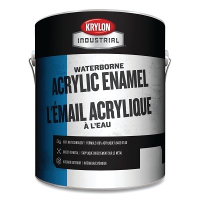Waterborne Acrylic Enam Satin White BS1 Gal MPN:K000Z6671-16