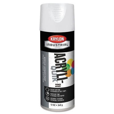 White Primer Five Ball Industrial Spray Paint MPN:K01315A07