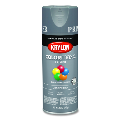 Colormaxx Paint + Primer Gray Primer 12 OZ. MPN:K05582007