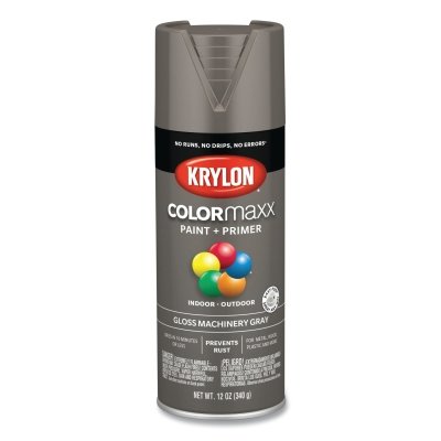 Colormaxx PAINT+PRIMER Gloss Machinery Gray 12OZ MPN:K05599007
