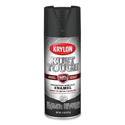 Rust Tough Enamel Semi-Flat Black 12 OZ. MPN:K09203008