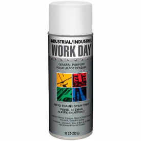 Krylon Industrial Work Day Enamel Paint Gloss White - A04401007 A04401007 - Pkg Qty 12