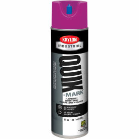 Krylon Industrial Quik-Mark Sb Inverted Marking Paint Fluorescent Purple - A03615007 A03615007 - Pkg Qty 12