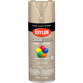 Colormaxx Paint + Primer Gloss Khaki 12 OZ. MPN:K05526007