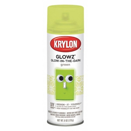 Spray Paint, Green, Gloss, Solvent, 6 oz MPN:K03150007