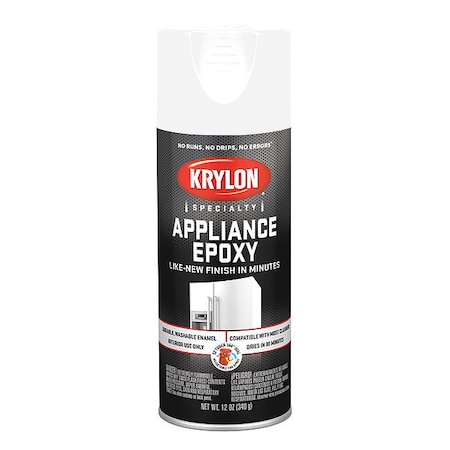Appliance Epoxy, White, Gloss, Solvent, 12 oz MPN:K03201777