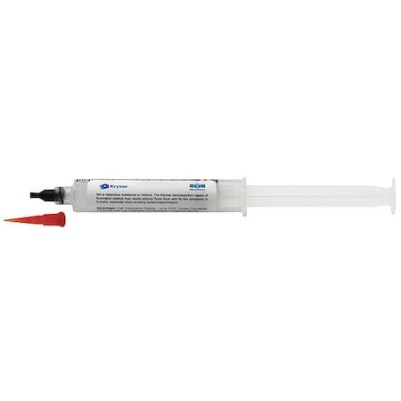 Lubricant, 0.5 oz, Packet, PFPE Base, 399 Degrees F Max Op Temp, White MPN:FPG 028