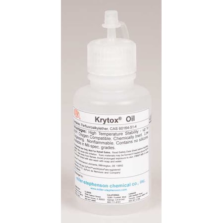 Lubricant, 4 oz, Bottle, PFPE Base, 300 Degrees F Max Op Temp, Colorless MPN:LDB143AZ