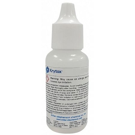 Lubricant, 8 oz, Bottle, PFPE Base, 600 Degrees F Max Op Temp, Colorless MPN:LEB143AD