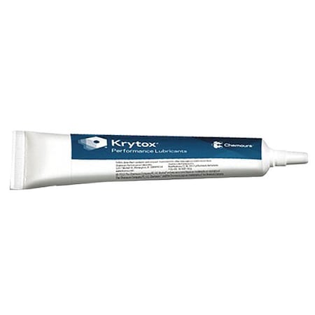 Grease, 2 oz, Tube, Synthetic Base, 570 Degrees F Max Op Temp, White MPN:LVP