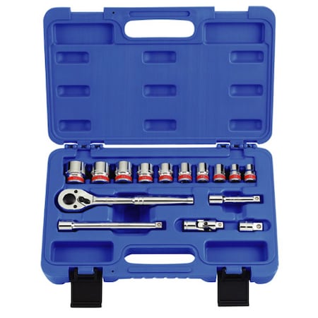 Socket Set, 3/8 Drive, SAE, 15 Piece MPN:A3004SR