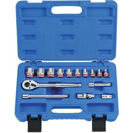 Deep Socket Set, 3/8 Drive, SAE, 15 Piece MPN:A3504SR