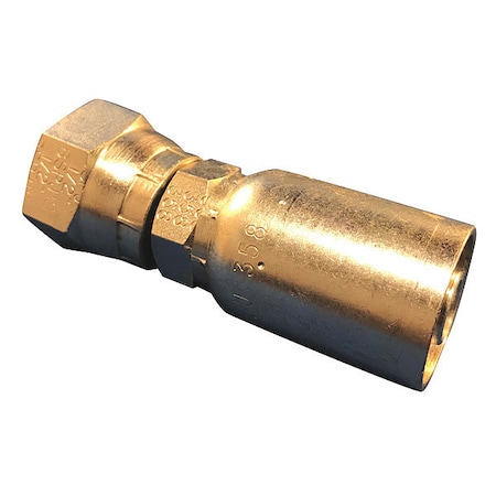 Crimp Fitting, Straight, 1/2