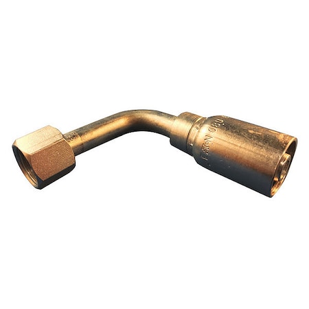 Crimp Fitting, 90 Degrees Long Elbow, 1/2 MPN:FJX90L-08-08