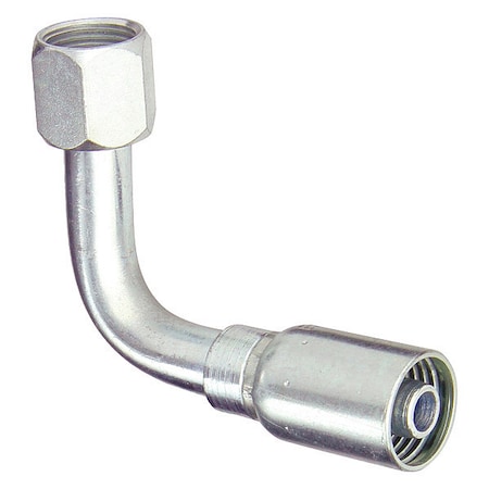Crimp Fitting, 90 Degrees Long Elbow, 1/2 MPN:FJX90L-08-10