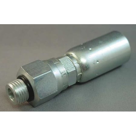 Crimp Fitting, Straight, 3/8