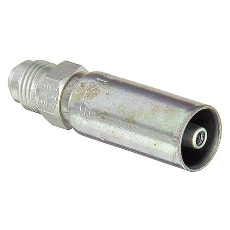 Crimp Fitting, Straight, 1/4