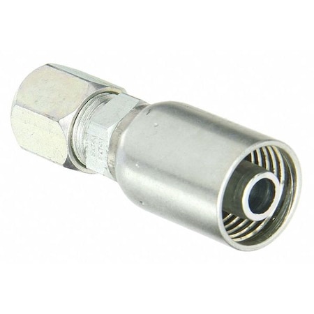 Crimp Fitting, Straight, 1/2