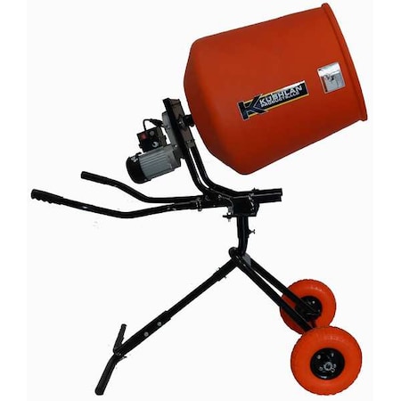 Pedestal Mixer, Polyethylene Drum, Direct Drive, 1/2 HP, 3.5 cu. Ft. MPN:KPRO350MP