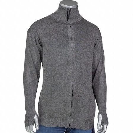 Cut and Abrasion Resistant Jacket, 4 in Collar, Thumb Holes, M MPN:J100SP-4CM-TH-M