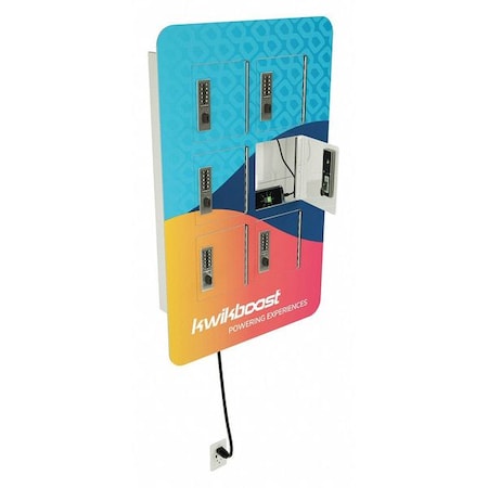 Phone Charging Locker, 6 Bay MPN:KB93306