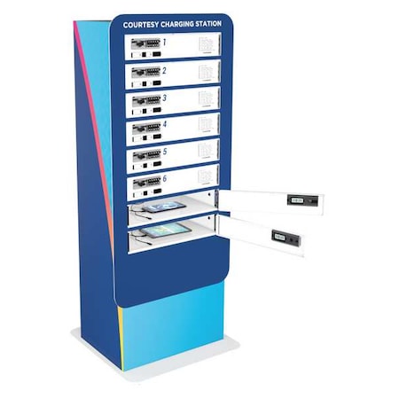 Device Charging Locker, Pedestal Mounting MPN:KB93800