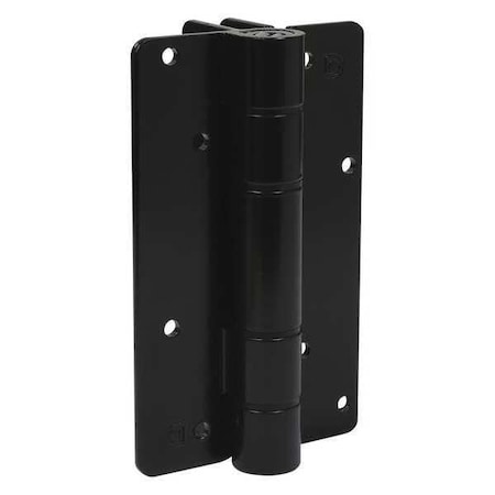 Glass Door Hinge, Aluminum, Screw-On Mounting, 3 1/2 in Leaf W x 5 3/4 in Leaf H, Gloss MPN:KF3ABLS