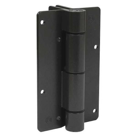Gate Hinge, Aluminum, Screw-On Mounting, 3 1/2 in Leaf W x 5 3/4 in Leaf H, Satin Bronze MPN:KF3L2BRS