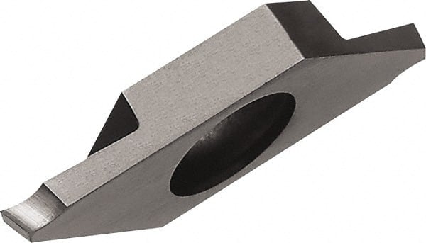 Cutoff Insert: TKF12R100S KW10, Carbide, 1.00 mm Cutting Width, 0.0394