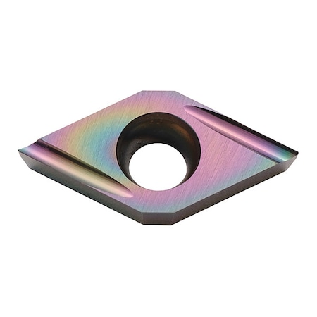 Diamond Turning Insert, Diamond, 3, .2 MPN:DCET32502MFRUPDL010
