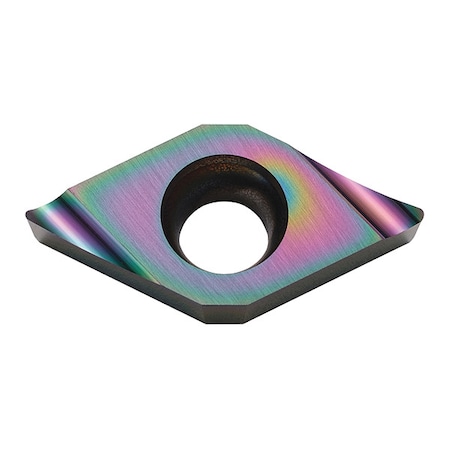 Diamond Turning Insert, Diamond, 3, 2 MPN:DCGT3252RA3PDL010
