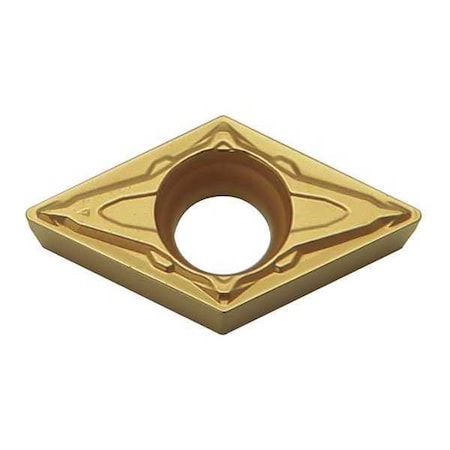 Diamond Turning Insert, Diamond, 2, DCMT, .5, Carbide MPN:DCMT21505PP CA510