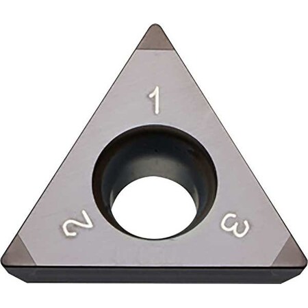 Triangle Turning Insert, Grade CBN MPN:TPGW332S00435MEKBN10M