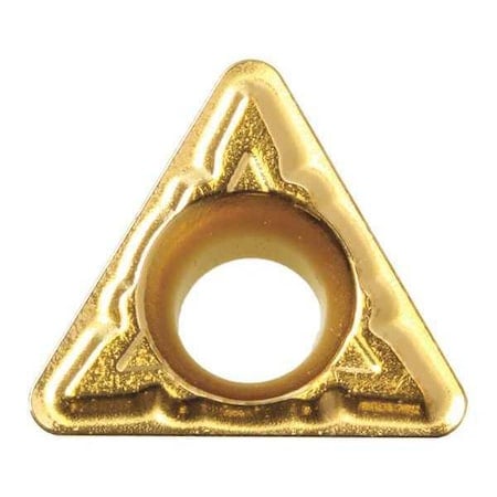 Triangle Turning Insert, Triangle, 1/4 in, TPMT, 0.0156 in, Carbide MPN:TPMT221XQ CA515