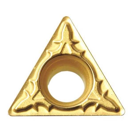 Triangle Turning Insert, Triangle, 3/8 in, TPMT, 0.0156 in, Carbide MPN:TPMT321XP CA525