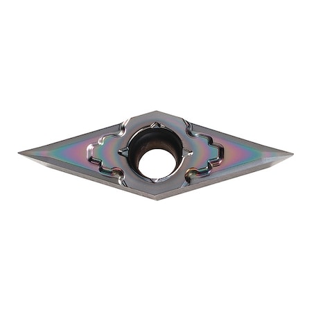 Diamond Turning Insert, Diamond, 3/16 in, .2 MPN:VPGT151502MPCKPDL010