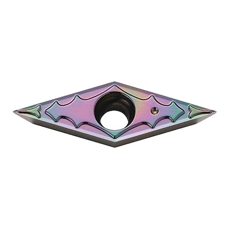 Diamond Turning Insert, Diamond, 2, .2 MPN:VPGT2202MPCFPDL010