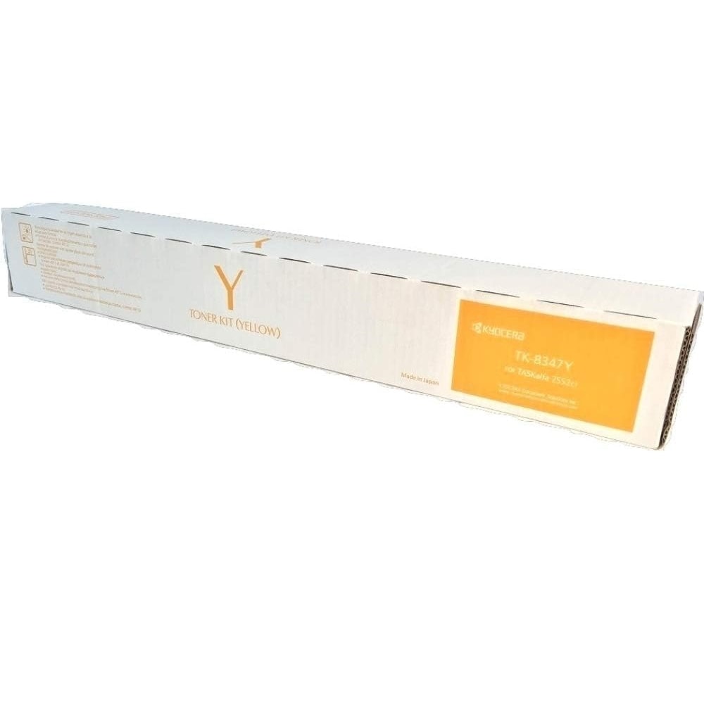 Kyocera Mita TK-8347Y Yellow Standard Yield Toner Cartridge, 1T02L7AUS1 MPN:1T02L7AUS1