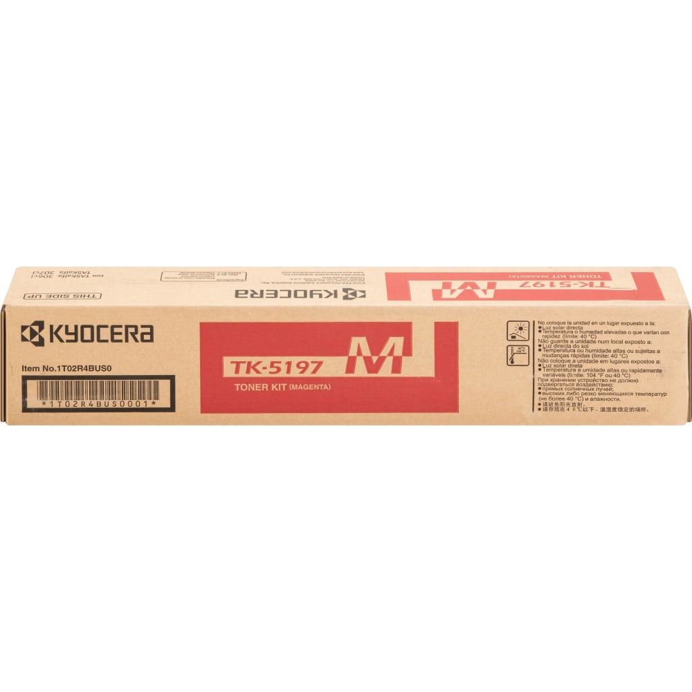 Kyocera TK-5197M Magenta Toner Cartridge, 1T02R4BUS0 MPN:1T02R4BUS0