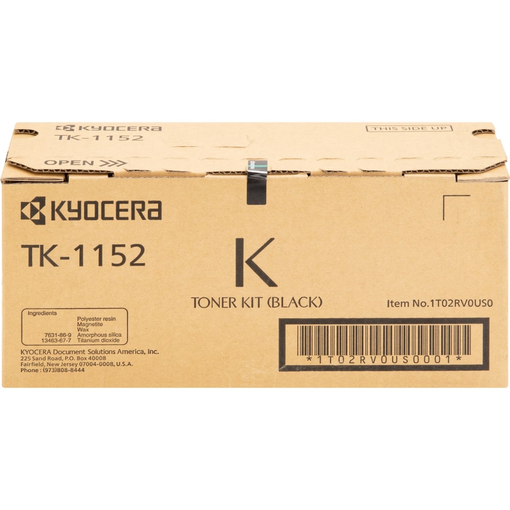 Kyocera CRTDG, LSR, M2635DW Toner Cartridge, Black MPN:TK1152