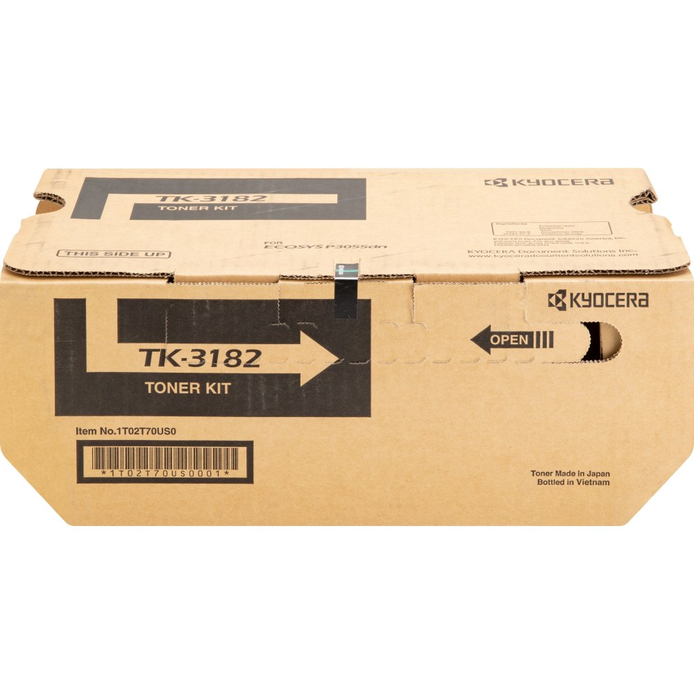 Kyocera TK-3182 Black Toner Cartridge MPN:1T02T70USV
