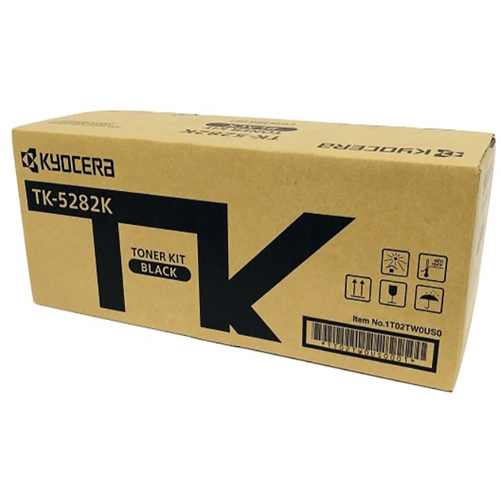 Kyocera TK-5282K Original Laser Toner Cartridge - Black - 1 Each - 13000 Pages MPN:TK5282K