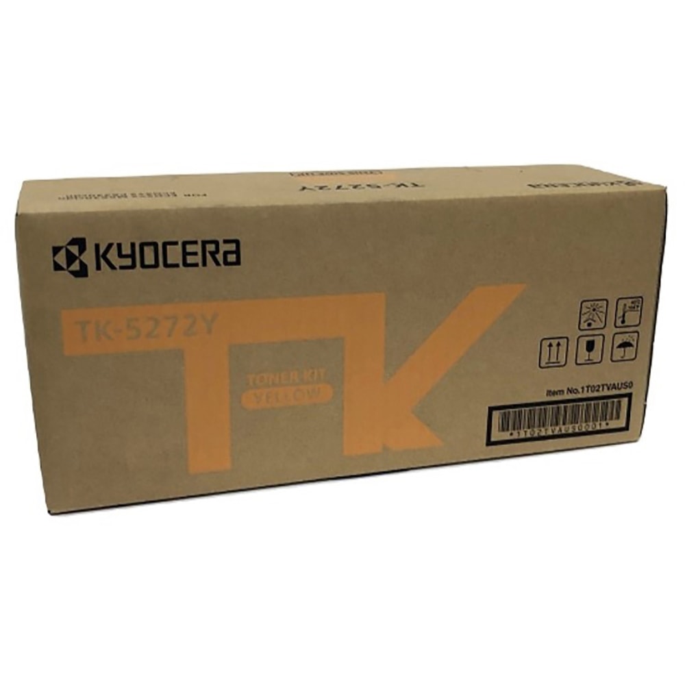 Kyocera TK-5272Y Original Laser Toner Cartridge - Yellow - 1 Each - 6000 Pages MPN:TK-5272Y