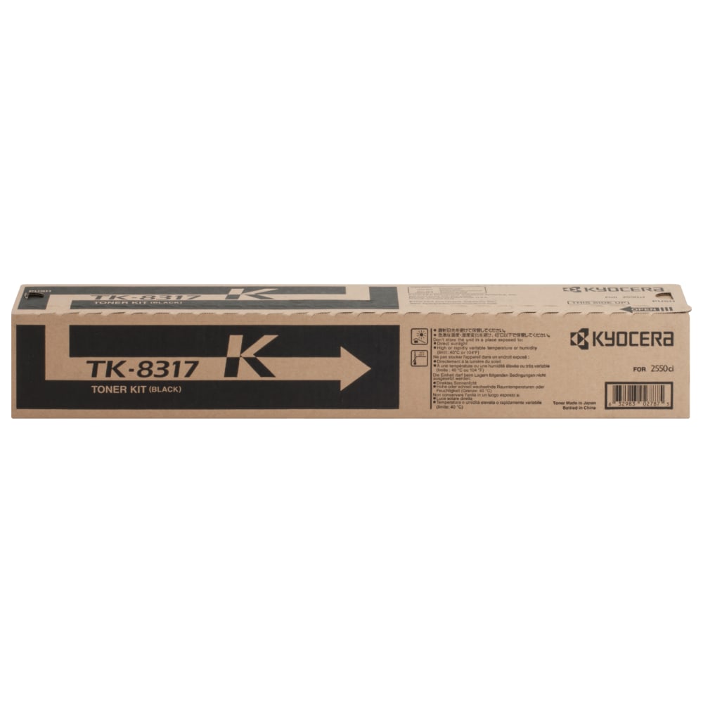 Kyocera TK-8317K Original Toner Cartridge - Laser - 20000 Pages - Black - 1 Each MPN:TK8317K