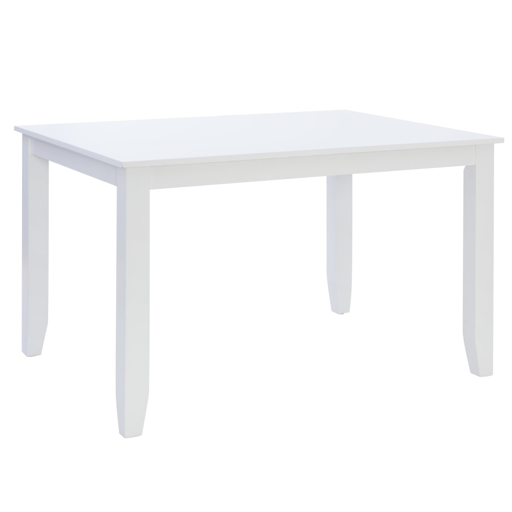 Powell Atwood Rectangle Dining Table, 30inH x 48inW x 36inD, White MPN:ODP2976