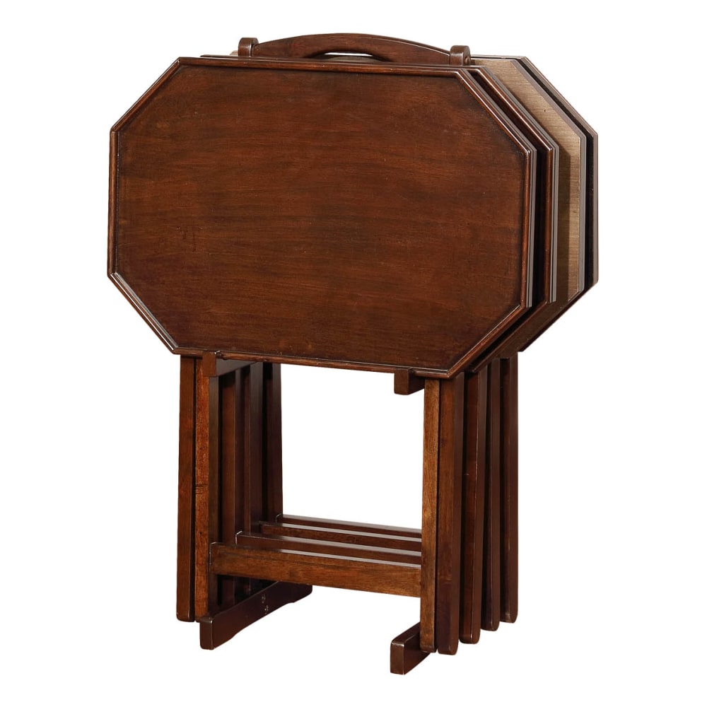 Powell Holly 5-Piece Tray Table Set, Espresso MPN:ODP2247