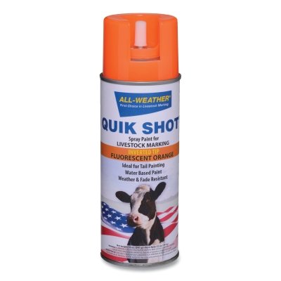 Quik Shot Markers 12OZ Spray Can Inverted Orange MPN:61114
